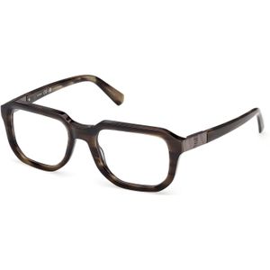 Guess Man GU50332 098 Optische monturen Acetaat Groente  Kwadraat Normaal