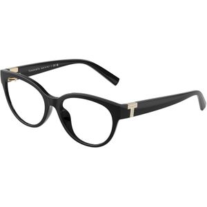 Tiffany Vrouw TF2258BU 8001 Optische monturen Geïnjecteerd Zwart Transparant Kattenoog Normaal