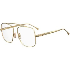 Fendi - FF 0445 001 - Optische Monturen - Goud - Metaal