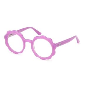 Guess Unisex GU50142 083 Optische monturen Acetaat Altviool  Rotonde Normaal