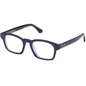 Web Man WE5460 092 Optische monturen Acetaat Blauw  Kwadraat Normaal