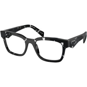 Prada Man PR A10V 15O1O1 Optische monturen Acetaat Bruin Transparant Kussen Normaal