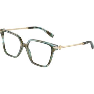 Tiffany Vrouw TF2234B 8124 Optische monturen Acetaat Blauw Transparant Hurken Normaal