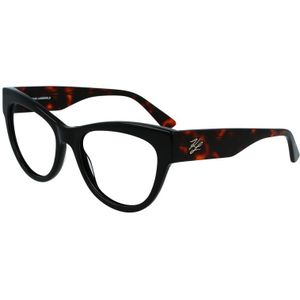 Karl Lagerfeld Vrouw KL6065 001 Optische monturen Plastic Zwart  Kattenoog