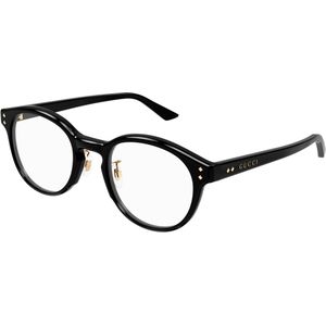 Gucci Man GG1898OA 001 Optische monturen Acetaat Zwart Transparant Rotonde