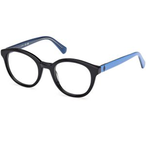 Guess Uniseks GU50263 005 Optische monturen Acetaat Zwart  Rotonde Normaal