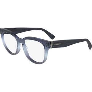 LONGCHAMP Vrouw LO2732 400 Optische monturen Acetaat Blauw  Geometrisch Normaal Normaal