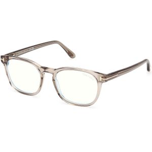 TOM FORD Man FT5868-B 045 Optische monturen Acetaat Bruin  Kwadraat Normaal