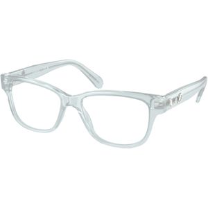 Swarovski Vrouw SK2007 1024 Optische monturen Acetaat Blauw Transparant Kussen Normaal