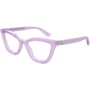 Gucci Vrouw GG1686O 004 Optische monturen Acetaat Altviool Transparant Rotonde