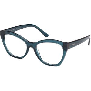 Guess Vrouw GU50177 087 Optische monturen Acetaat Turkoois  Geometrisch Normaal