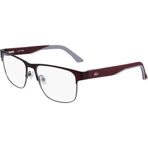 Lacoste Man L2291 603 Optische monturen Metaal Rood  Hurken Normaal Normaal