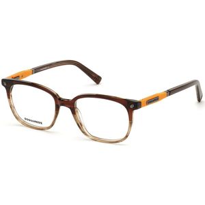 Dsquared2 Man DQ5297 050 Optische monturen uitstel Acetaat Bruin  Hurken