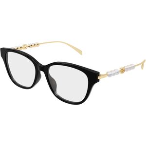 Gucci Vrouw GG1972OA 001 Optische monturen Acetaat Zwart Transparant Rotonde