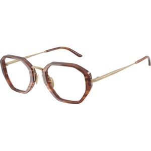 Giorgio Armani Man AR7282  6162 Optische monturen Acetaat Schildpad Transparant Geometrisch Normaal