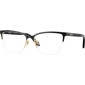 Versace Vrouw VE1304 1433 Optische monturen Metaal Goud Transparant Kattenoog Normaal