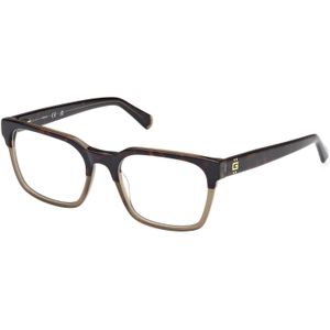 Guess Man GU50094 056 Optische monturen Acetaat Havana  Hurken Normaal