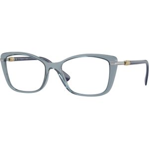 VOGUE EYEWEAR Vrouw VO5487B 2966 Optische monturen Geïnjecteerd Blauw Transparant Vlinder Normaal