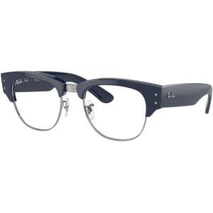 Ray - Ban Unisex RX0316V Mega Clubmaster 8231 Optische monturen Acetaat Blauw Transparant Vierkant Normaal