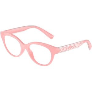 Dolce & Gabbana Kind DX5003 3098 Optische monturen Geïnjecteerd Roos Transparant Pantos Normaal