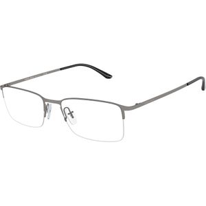 Giorgio Armani Man AR5010 3003 Optische monturen Staal Grijs Transparant Hurken Normaal