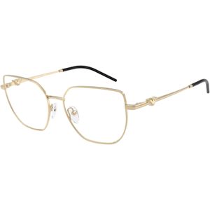 Emporio Armani Vrouw EA1176  3013 Optische monturen Metaal Goud Transparant Geometrisch Normaal