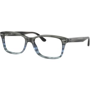 Ray - Ban Unisex RX5428 8254 Optische monturen Acetaat Blauw Transparant Hurken Normaal