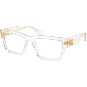 Miu Miu Vrouw MU 02XV 2AZ1O11 Optische monturen Acetaat Transparant Transparant Hurken Normaal