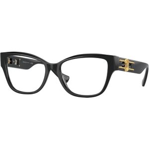 Versace - VE3347 - Optische Monturen - Zwart - Acetaat