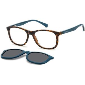 Polaroid Junior PLD 8054/CS YAP/M9 Optische monturen Plastic Havana Grijs Hurken Gepolariseerd