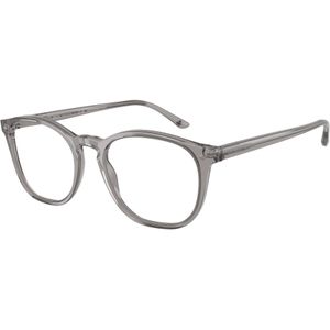 Giorgio Armani Man AR7074 6070 Optische monturen Acetaat Grijs Transparant Pantos Normaal