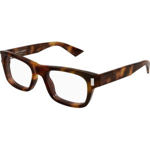 SAINT LAURENT Uniseks SL 83 OPT 003 Optische monturen Acetaat Havana Transparant Kwadraat