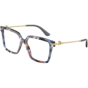 Dolce & Gabbana Vrouw DG3397 3443 Optische monturen Acetaat Blauw Transparant Hurken Normaal