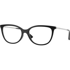 VOGUE EYEWEAR Vrouw VOGUE EYEWEAR VO5673 W44 Optische monturen Nylon Zwart Transparant Rotonde Normaal