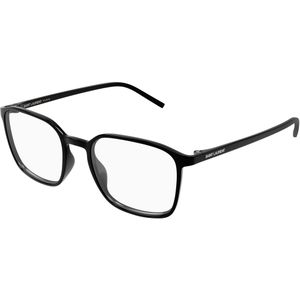 SAINT LAURENT Man SL 845 001 Optische monturen Bio-geïnjecteerd Zwart Transparant Kwadraat
