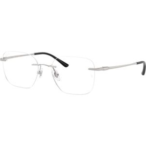 Ray - Ban Unisex RX8783D  1002 Optische monturen Titanium Zilver Transparant Hurken Normaal