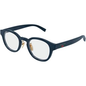 Gucci Man GG1988OK 004 Optische monturen Geïnjecteerd Blauw Transparant Rotonde
