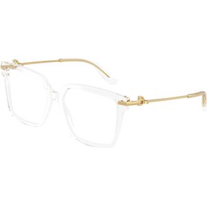 Dolce & Gabbana Vrouw DG3397 3133 Optische monturen Acetaat Transparant Transparant Hurken Normaal