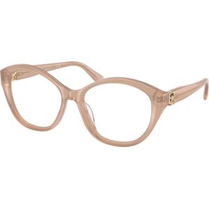 Ralph Lauren Vrouw RL6246U 6217 Optische monturen Acetaat Bruin Transparant Vlinder Normaal