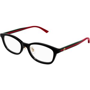 Gucci Uniseks GG1903OJ 001 Optische monturen Acetaat Zwart Transparant Kwadraat