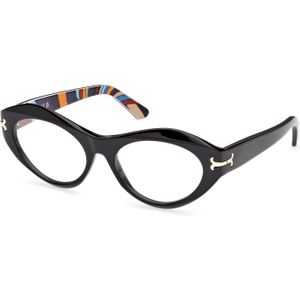 Emilio Pucci Vrouw EP5269 005 Optische monturen Acetaat Zwart  Kattenoog Normaal
