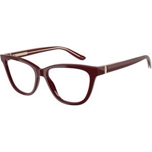 Giorgio Armani Vrouw AR7263 5955 Optische monturen Acetaat Rood Transparant Kattenoog Normaal