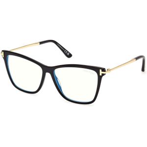 TOM FORD Vrouw FT6097-B 001 Optische monturen Acetaat Zwart  Vlinder Normaal