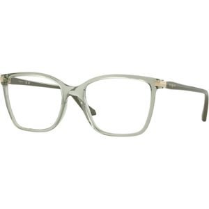 VOGUE EYEWEAR Donna VO5654 3022 Optische monturen Nylon Verde Trasparente Squadrata Normale