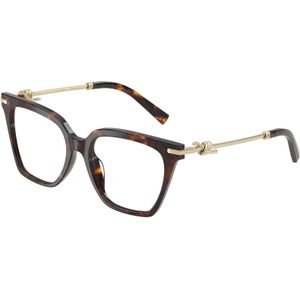 Tiffany Vrouw Tiffany TF2284B 8015 Optische monturen Acetaat Schildpad Transparant Hurken Normaal