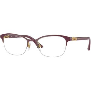 VOGUE EYEWEAR Vrouw VO4067 5060 Optische monturen Metaal Altviool Transparant Kussen Normaal