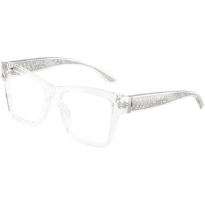 Dolce & Gabbana Vrouw DG3411 3133 Optische monturen Acetaat Transparant Transparant Hurken Normaal