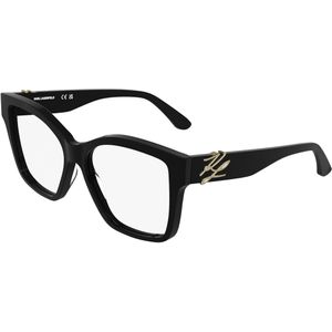 Karl Lagerfeld Vrouw Karl Lagerfeld KL6215 001 Optische monturen Acetaat Zwart  Kwadraat Normaal