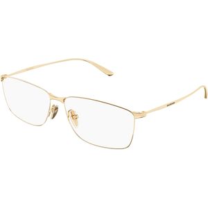 Balenciaga Man Balenciaga BB0415O 003 Optische monturen Acetaat Goud Transparant Kwadraat