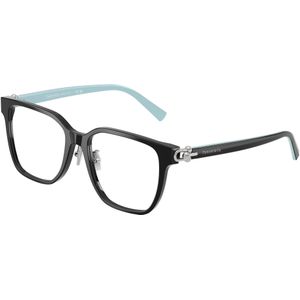 Tiffany Vrouw TF2274D 8001 Optische monturen Acetaat Zwart Transparant Hurken Normaal